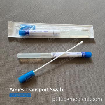 Cultura bacteriana e swab de transporte